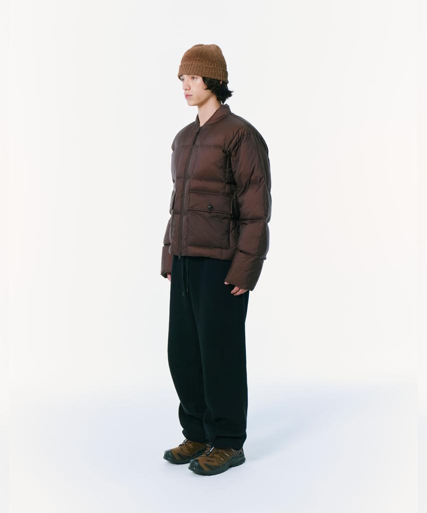 Milacode Versatile Down Jacket (Duck Down Semi Over Fit) (Wine)