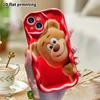 Phone Case: 2D Flat, Suitable for iPhone 18 17 16 15 14 13 12 Pro, Protective Case, Phone Decoration, Little Probe Bear, Halloween and Christmas Gift