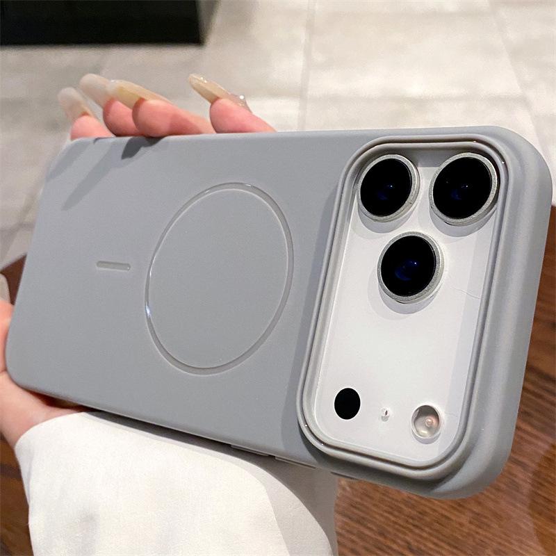 Frosted Magnetic Ring Case for iPhone 17 Pro Max, Compatible with Apple 16/15/14/13/12.