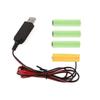 Eliminatori de baterii AA 6V Alimentare USB Înlocuiesc 4x AA de 1.5V cu Comutatoare