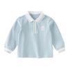 DAVE & BELLA Boys' Long-Sleeve Polo T-shirt