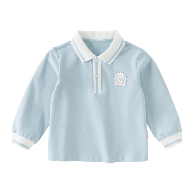 DAVE & BELLA Boys' Long-Sleeve Polo T-shirt
