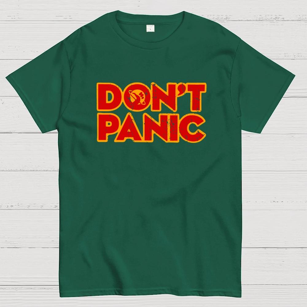 Dont Panic Cotton Summer Casual Cool Loose T-Shirt