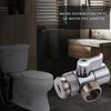 2-in-1 Brass Bidet Shower Heads Diverter Valves Faucet Taps T-Adapter Spout