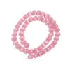 Cute Pink Opal Loose Stone Round Beads for Jewelry Making DIY Charm Without Piercing Bracelet 15'' Strand