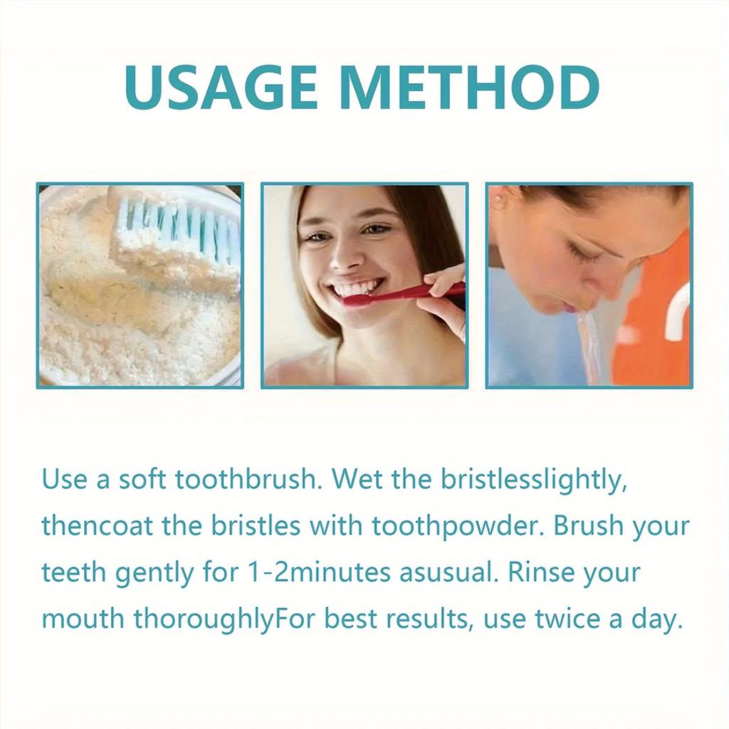 Gentle and not harmful to teeth, it can also keep teeth shiny. Daily care is that simple