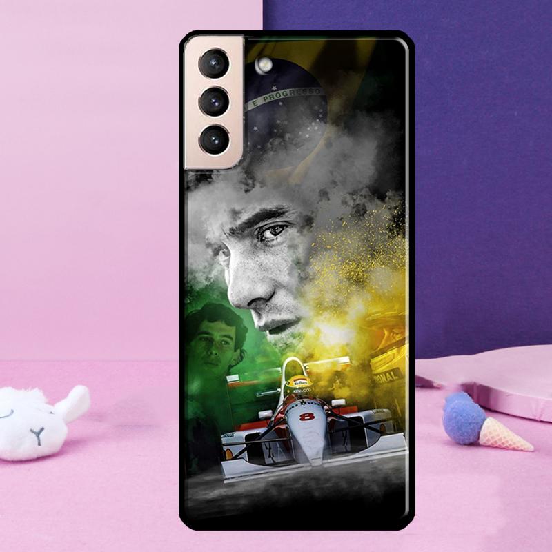 Ayrton Senna F1 Phone Case For Samsung Galaxy S25 S24 Ultra S9 S10 S20 S21 S22 Plus S23 FE S24 FE Cover