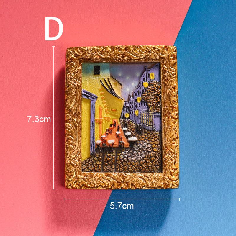 3D Picture Frame Fridge Magnet Cartoon Breakfast Food Magnetic Fridge Magnet Home Decor Magnetic Decoration Small Ornaments