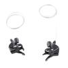 1 Pair Aluminum Alloy Bike Shift Levers 3X7/8/9 Speed Bike Thumb Gear Shifter  Bike Maintenance