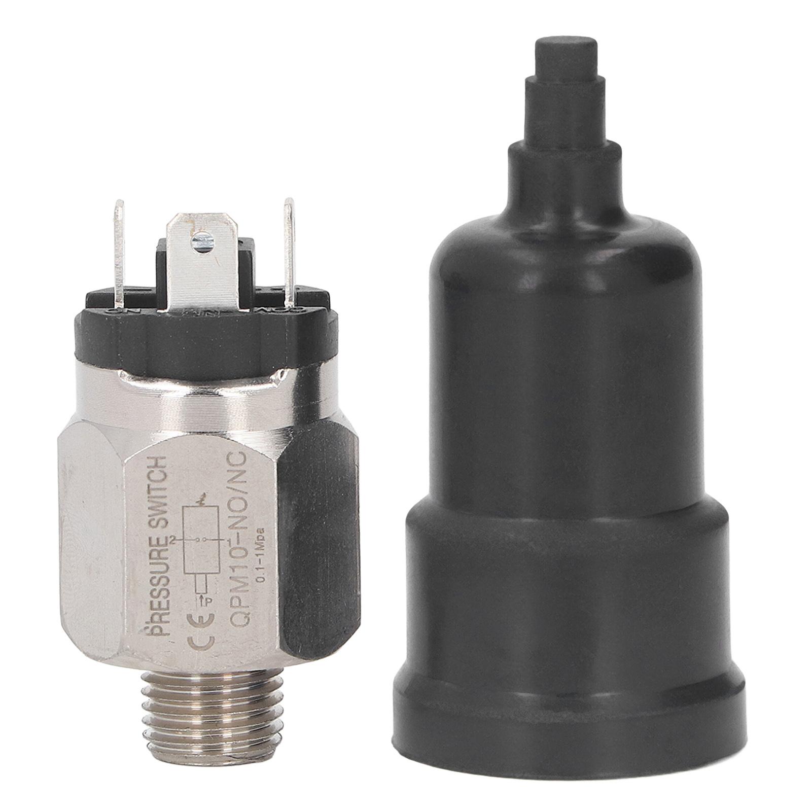 

Pressure Switch Control Normally Open and Closed Integrated Pressure Switch Replacement Diaphragm Type Long Life Span for Pump світло-сірого кольору