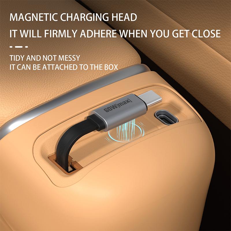 For DENZA D9 2025 2025 Fast Charging Docking Station Storage of the Charging Cable for the Second-row Seats Interior Accessories