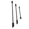   Silicone Spatula, Double Ended Small Spatula and Spoon with Narrow Hd and   Handle, for Lip Gloss, Nail Polish, Skin Care Cosmetics