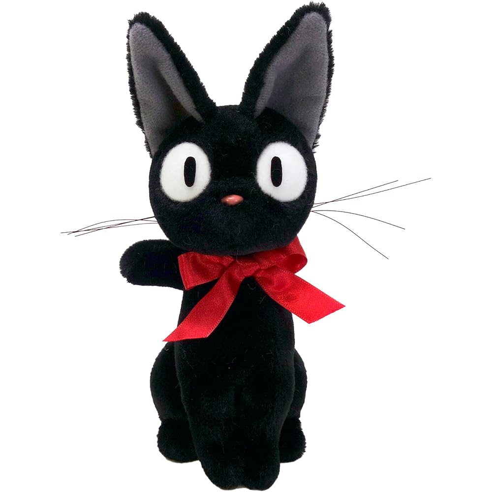 San-Arow Studio Ghibli Nakayoshi Temari Jiji Plush Toy 21x8x10cm