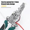 1Pcs Foldable Wire Stripper Multi-Function Pulley Tool For Crimping Splitting Winding Ideal For Electricians