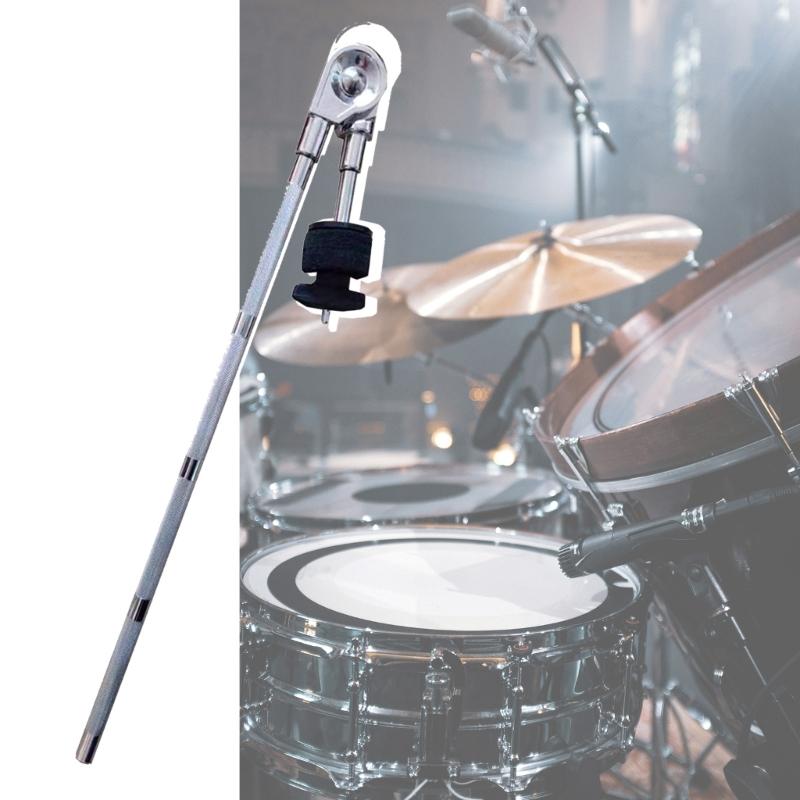 Metal Cymbal Ratchet Clamp Expand Arm Replacement Adjustable Cymbal Holder Long Cymbal Boom Clamp for Drum Set