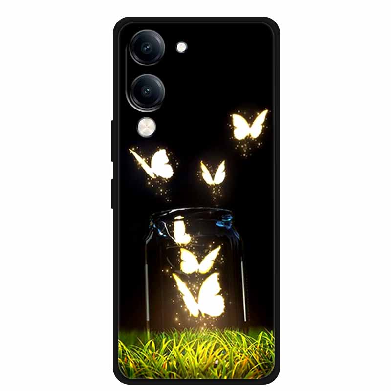 For Vivo Y29s Case Phone Cover Black Silicone Soft Case for Vivo Y19s GT Cover 6.74" Shell Dustproof Coque VIVO Y19sGT Y29 S 5G