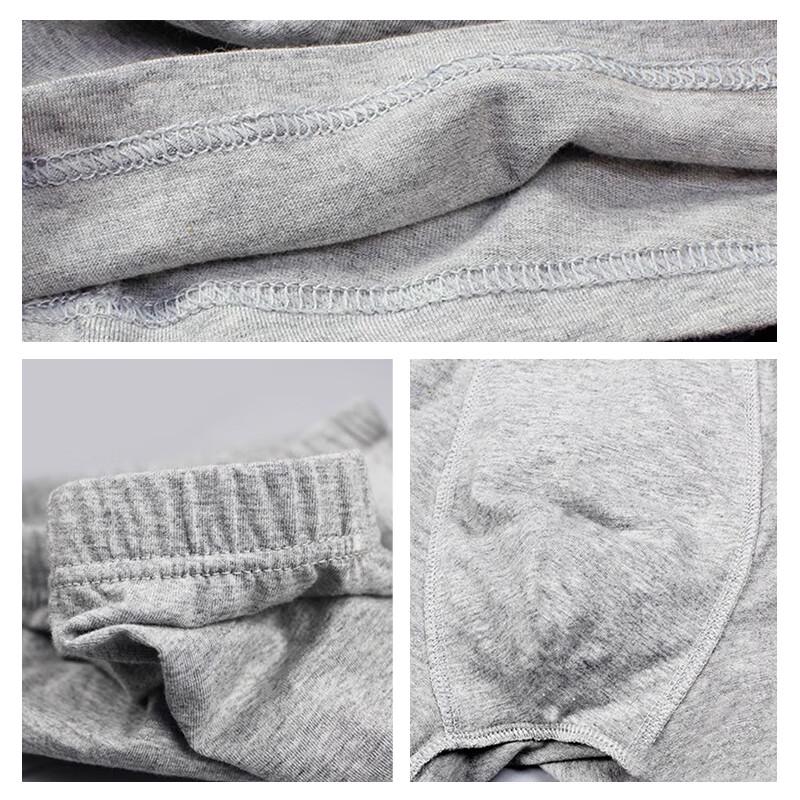 Nanjiren Men's Pure Cotton Boxer Briefs (Luxury Series)