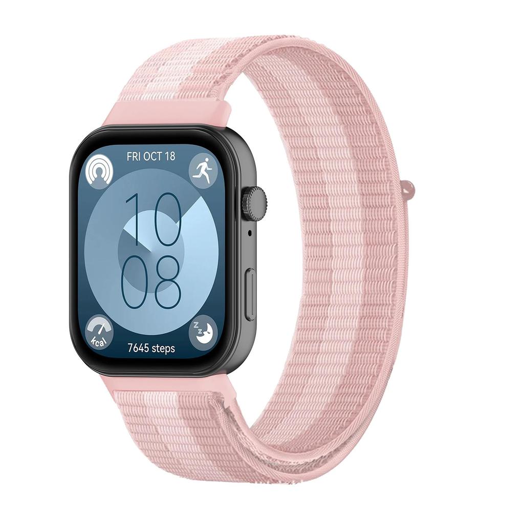 Bracelet à boucle en nylon pour Huawei Watch Fit 3 4 5 Bracelet de montre intelligente de sport tissé Correa pour Huawei Watch Fit 4 Pro 5 Pro Bracelet Bracelet de montre