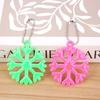 2Pcs Color Music  Safety Reflector Reflective Keychains Car Keyrings Charm Bag Accessories for Jacket BackPack Strollers Wheelchairs