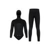 Men S 2Pcs Wetsuit Set 3mm Thermal Neoprene Spearfishing Hooded Diving Suit for Surfing Swimming