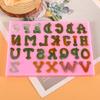 Alphabet Letter Shaped Silicone Molds Fondant Chocolate Mould Cake-Topper Decors
