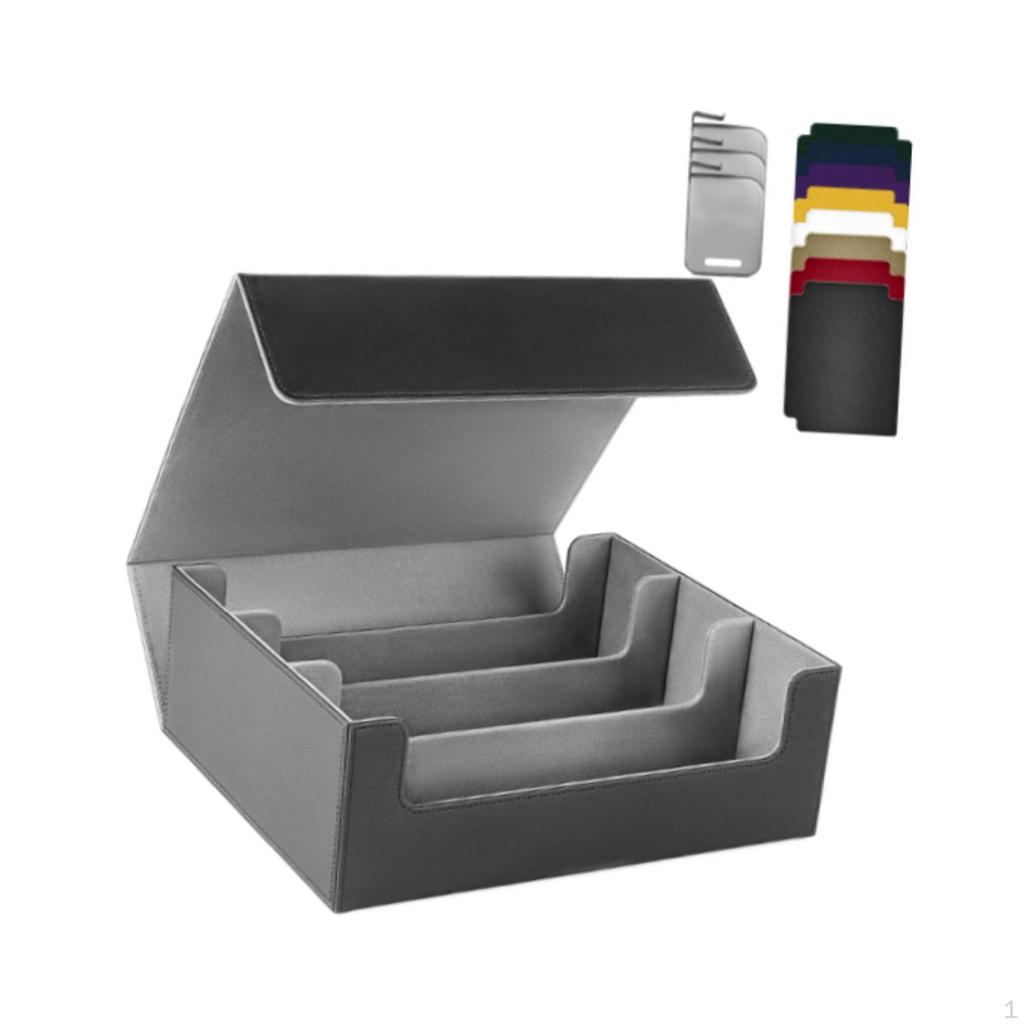 Card Deck Box Container Display Holds 1800 Cards Sports Case Trading Storage