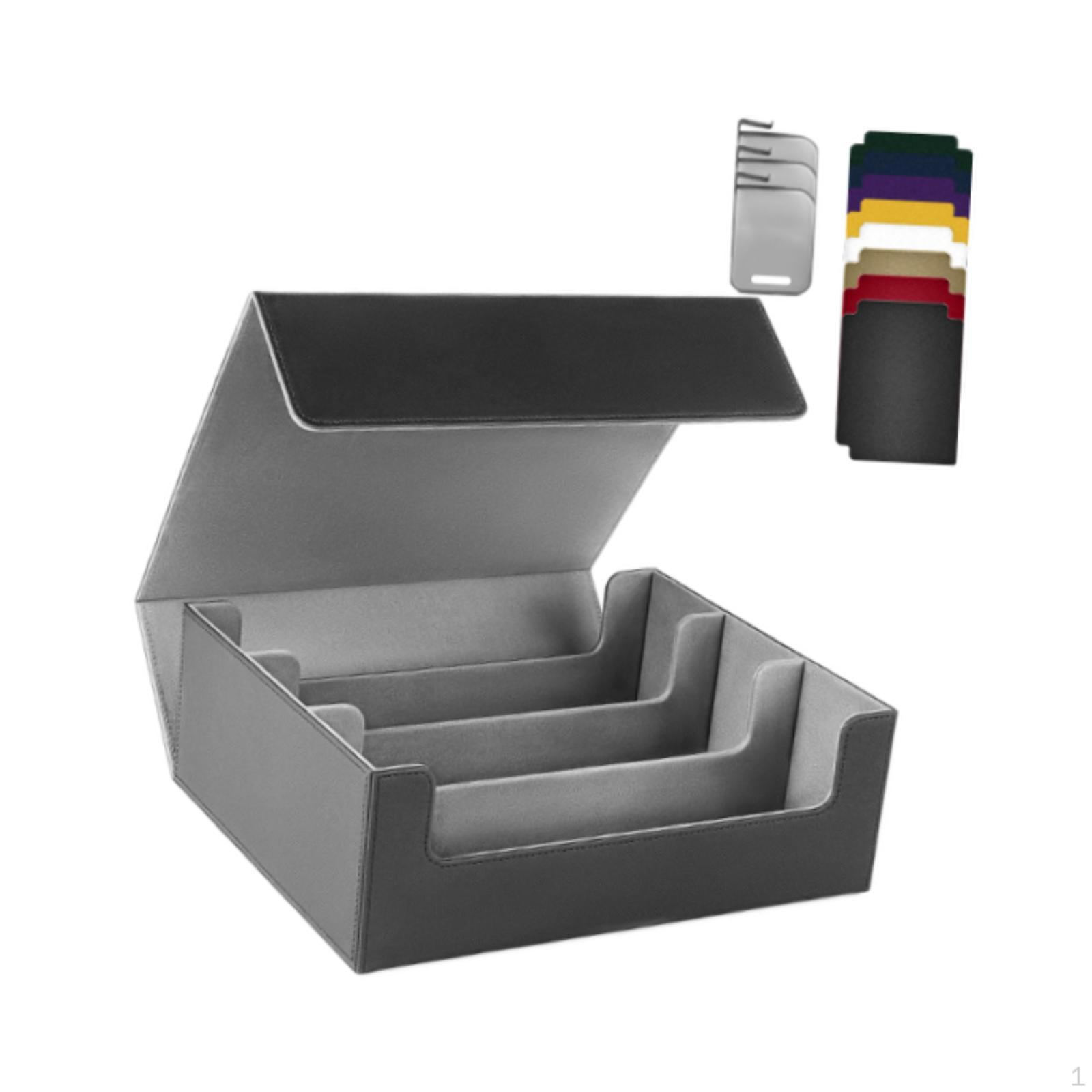 

Контейнер для хранения карточек, вмещает 1800 карт, спортивный футляр для торговли, хранение серый