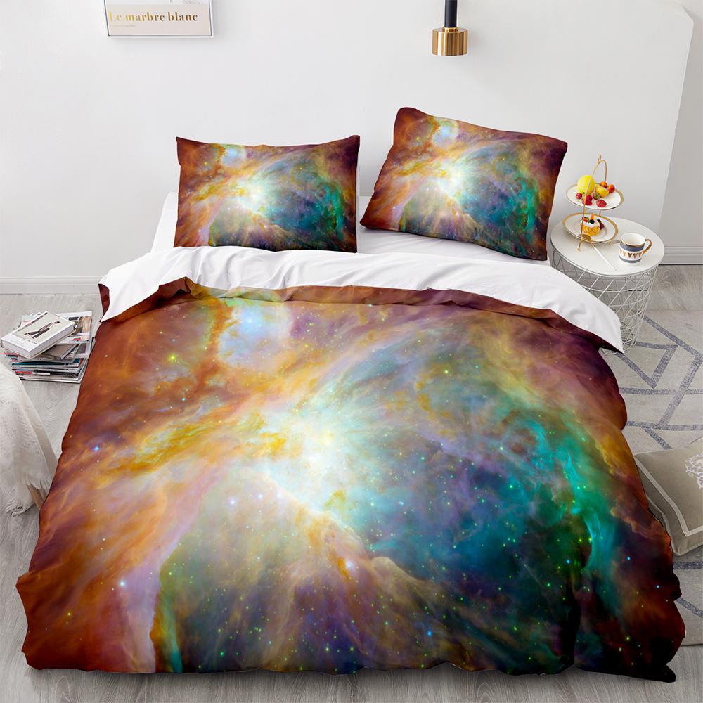 Chinese Bedclothes Single Double Duvet Cover With Pillowcase 3D Kids Beding Set Traditional Queen Comforter Sets Cartoon Birds