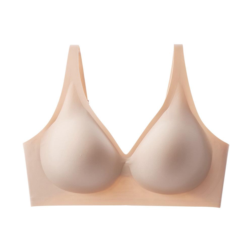 Women Plus Size Seamless Bra Push Up Support No Underwire