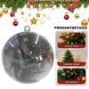 Kristallglas-Ornament-Set „Vögel der Natur“ – Klare Weihnachtskugeln zum Aufhängen am Weihnachtsbaum für festliche Heimdekoration