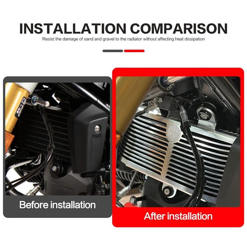Motorcycle Radiator Grille Guard Cover Grill Oil Cooler Guard Protector For BMW R12 Ninet 2024 2025 2026 R 12 NINET
