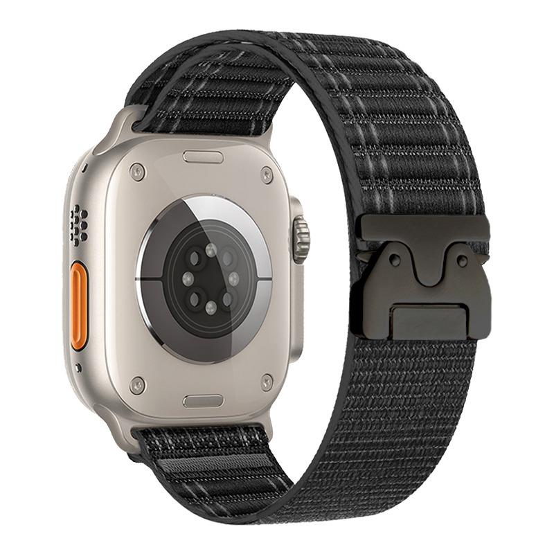 

Elastic Nylon Band For Apple Watch Ultra 3 49mm 11 10 9 8 7 6 5 SE3 2 Parachute Buckle Strap iWatch 46/42/45/41/44/40mm Bracelet 42 44 45 46 49mm
