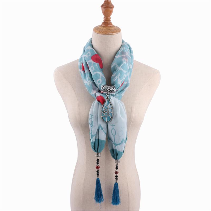 Women's Shawl Scarf Necklace Ethnic Style Scarf Mongolian Clothing Accessories