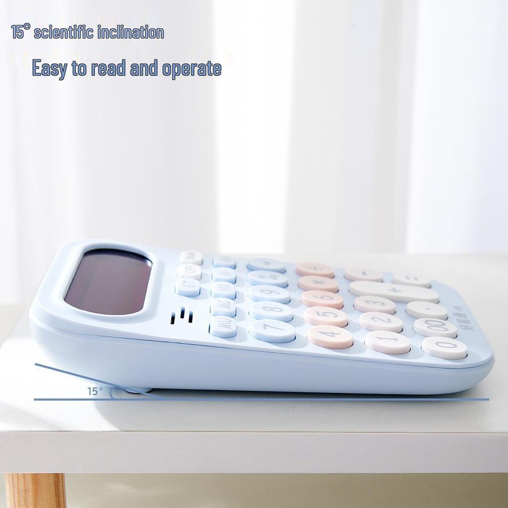 Adorable Silent Student Calculator for Office, Accounting, and Business Use