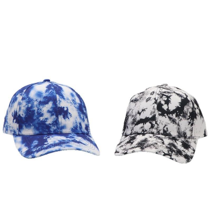 Digital Print Gradient Baseball Cap With Sun Protection For Casual Outdoor Wear