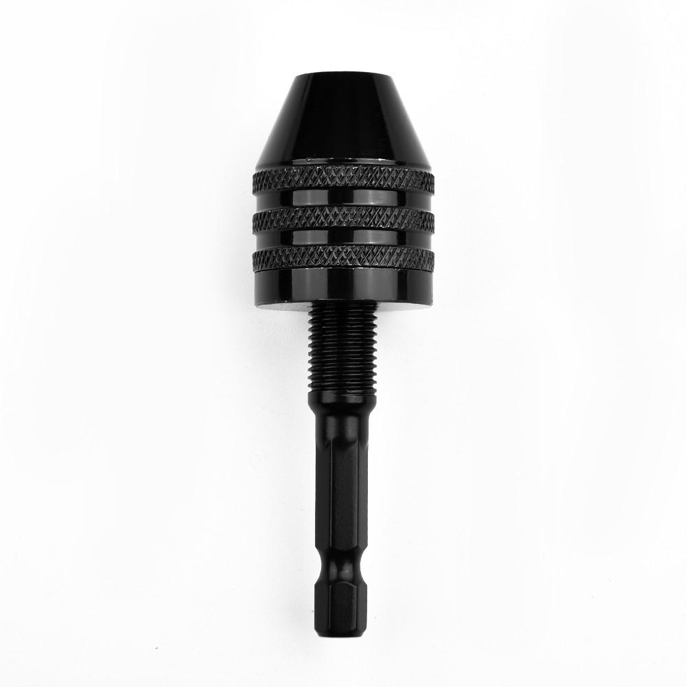 1/4 Inch Keyless Chuck Conversion Hex Shank Adapter Drill Bit-QuickChange Drive