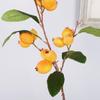 Luxury Artificial Loquat Fruit Branch Faux Loquat Fake Plants Simulation Fruit Tree  Gift