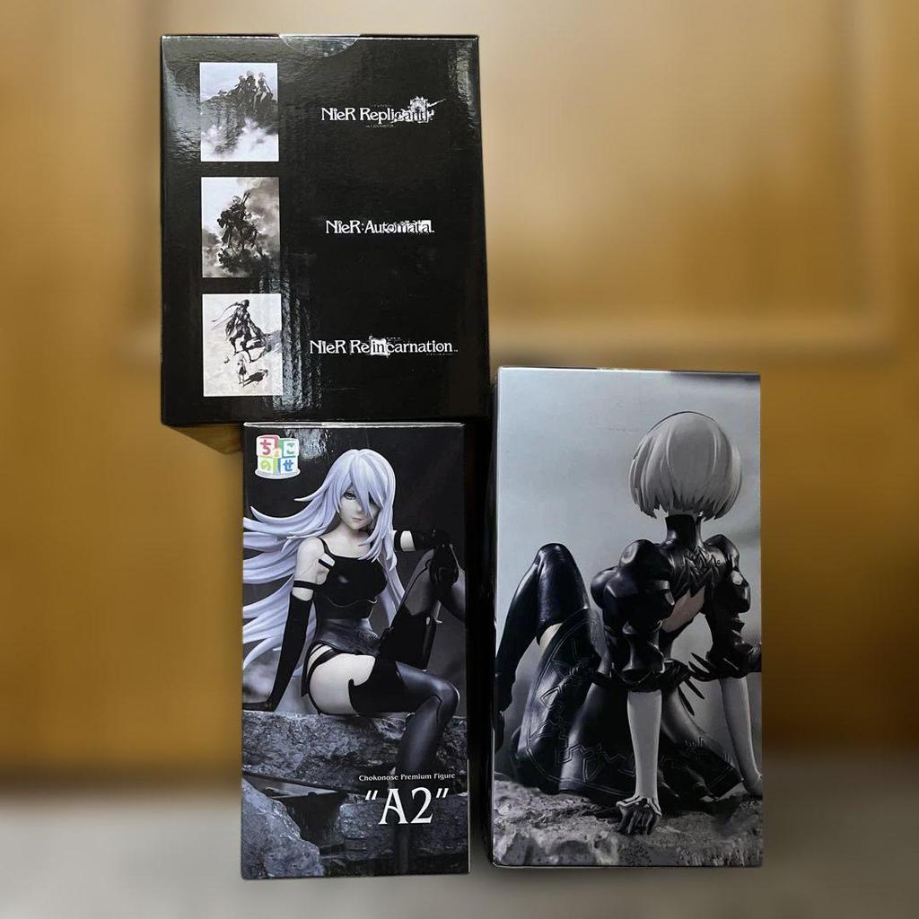 [USED] NieR:Automata A2 2B Figure Emil Room Light 3-Piece Set