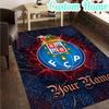 Custom Name Fc Porto Crest Design  Rug, Office Rug, Chair Rug, Carpet for Living Rooms, Doormat Game Rug Home Decor Christmas Gifts