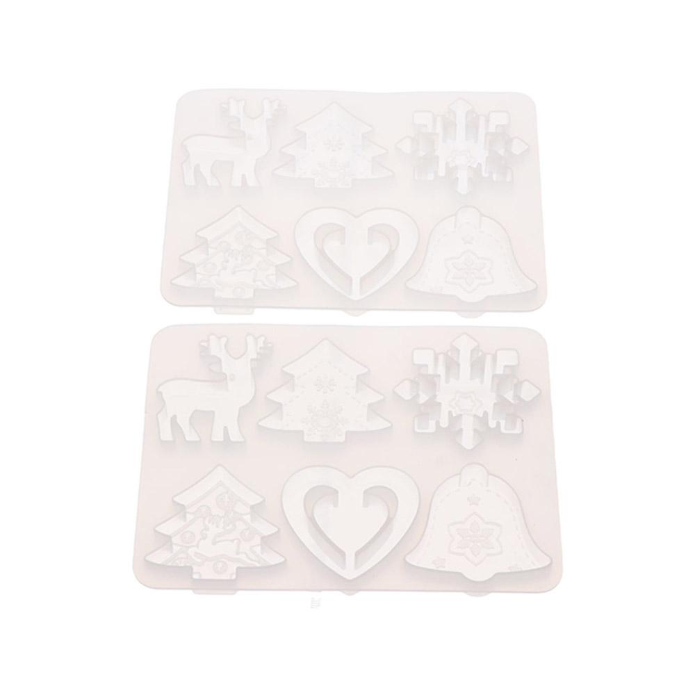 Pendant Resin Crafts Resin Ornament Christmas Decoration Casting Mould Epoxy Mold Silicone Mold