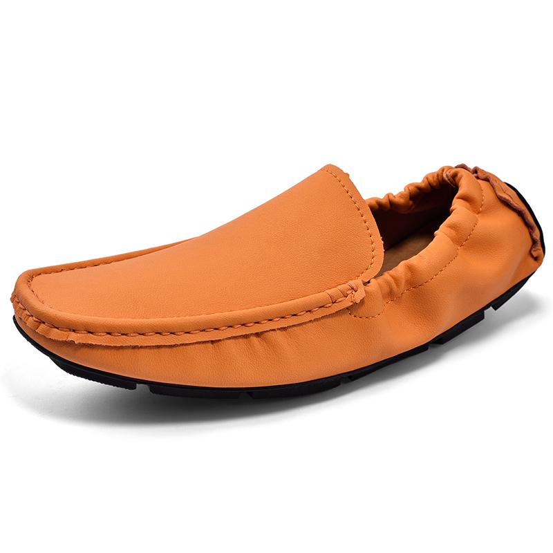 Men High Quality Comfortable Leather Loafers Slip On Casual Shoes Moccasins Men's Flats Fashion Supper Soft Men Walking Shoes