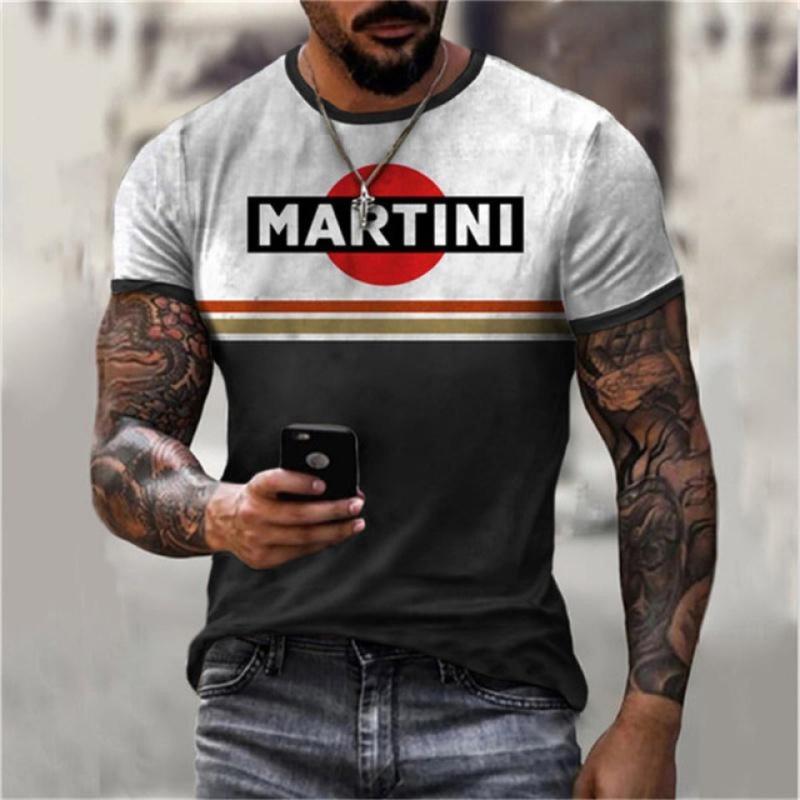Men Short Sleeve Oversized T-Shirt Vintage Streetwear Boys Tees Tops
