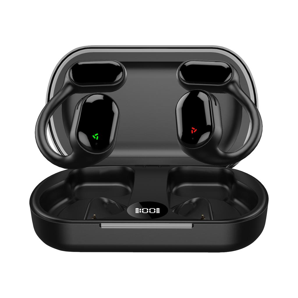 Bluetooth headset typu zavěšení na ucho s vedením vzduchu nevkládané do ucha bezdrátové sportovní headset s kostním vedením pro obě uši