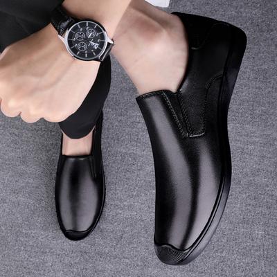 Mode Luxuriöser und Minimalistischer Stil Nagelneu Herren Rindsleder Bequem Weichsohlig Lässige Lederschuhe Modische Herren Fahrschuhe