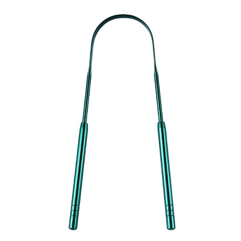 

Stainless Steel U-Shaped Tongue Scraper Gratte Langue For Oral Hygiene Scraper Cleaning Tools For Cleaning Between Teeth зелений