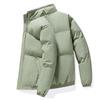 Strictly selected cotton-padded clothes men's large size winter loose hooded solid color bread clothes short warm jacket