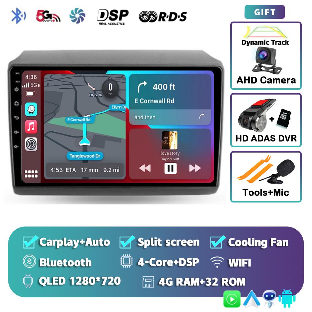 Android 14 Car Radio Carplay For Fiat Ducato 2007-2015 Citroen Jumper Peugeot Boxer 2011-2015 2 Din Autoradio Multimedia GPS DSP