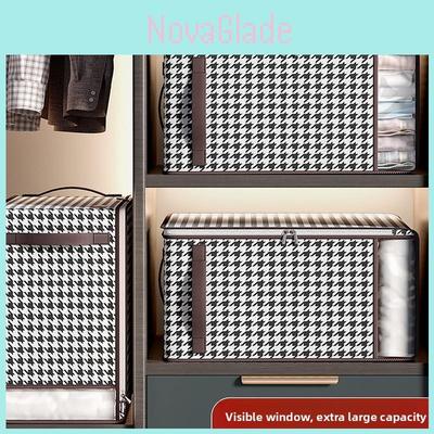 Nonwoven Fabric Quilt Storage Bag With Large Capacity For Bedroom Organization And Travel Use