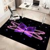 1pc BTS logo Print Area Rug - Soft, Washable Non-Slip Indoor Mat, Living Room, Home Office Decorative Rug,Office Decorative