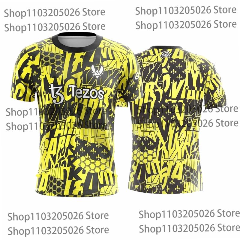 Major Champion  Jersey Team Vitality Professional Player Tshirt New CS2 Esports CSGO Training Uniform Oversized VIT Fans Top